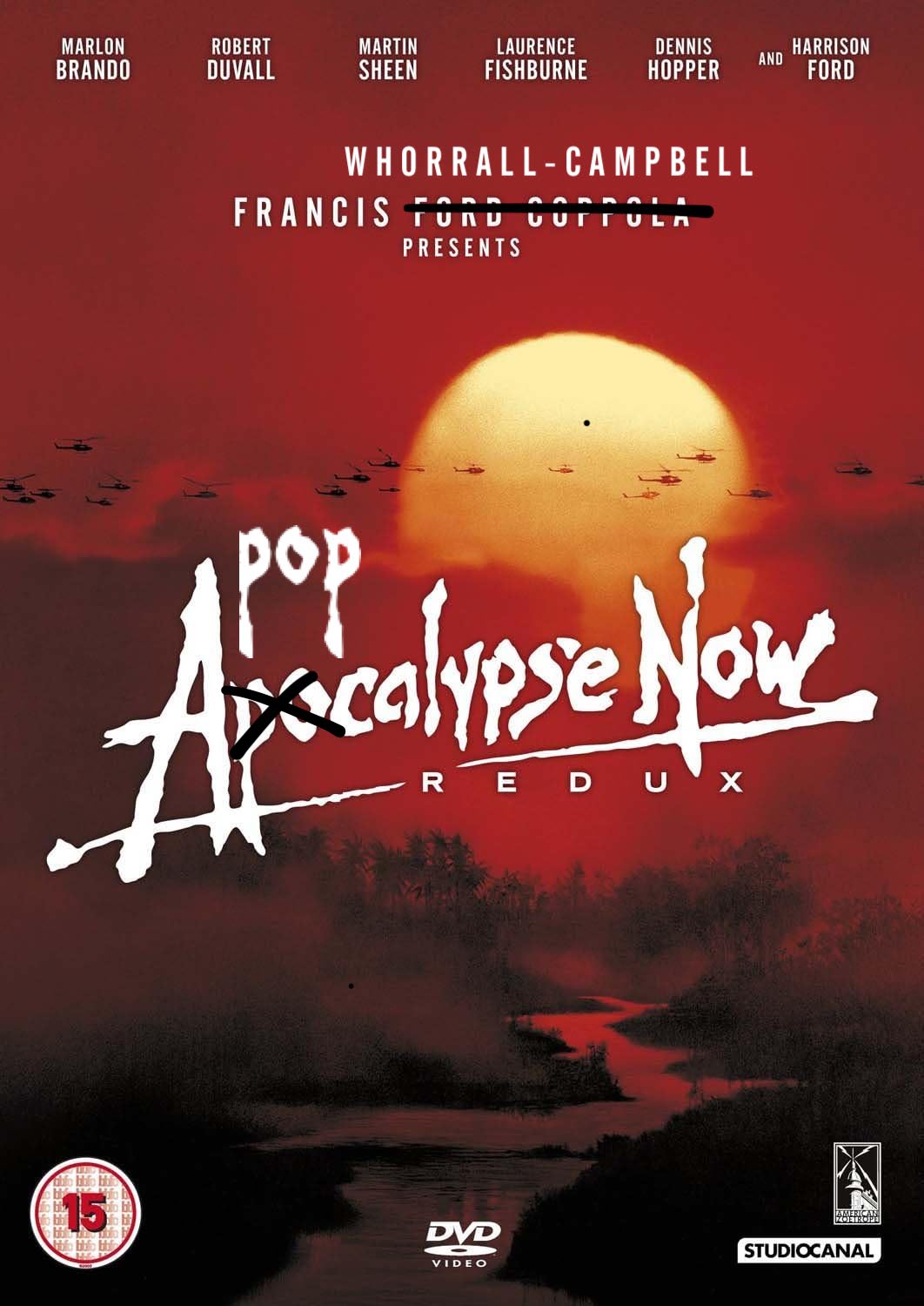 altered poster for the film Apocalypse Now